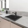 Mitigeur de cuisine noir Grohe Start