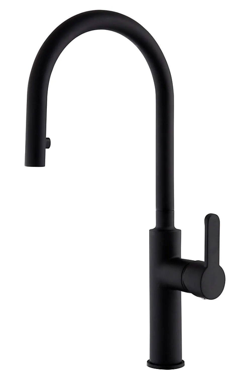 Mitigeur de cuisine noir mat avec douchette Kramer Groupe Basal