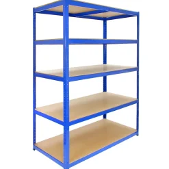Monster Racking - 9 Rayonnages T-Rax Bleus 120cm x 60cm x 180cm