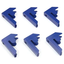 Monster Racking - Lot de 3 Rayonnages T-Rax en Acier Bleu 90cm x 45cm x 180cm & Connecteurs de Baies
