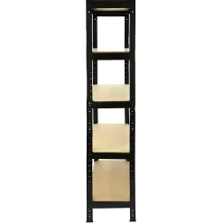 Monster Racking 10 Rayonnages T-Rax en Acier Sans Boulons Noirs 75cm x 30cm x 150cm
