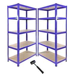 Monster Racking 1 Rayonnage d'Angle T-Rax et 2 Rayonnages T-Rax, Bleus