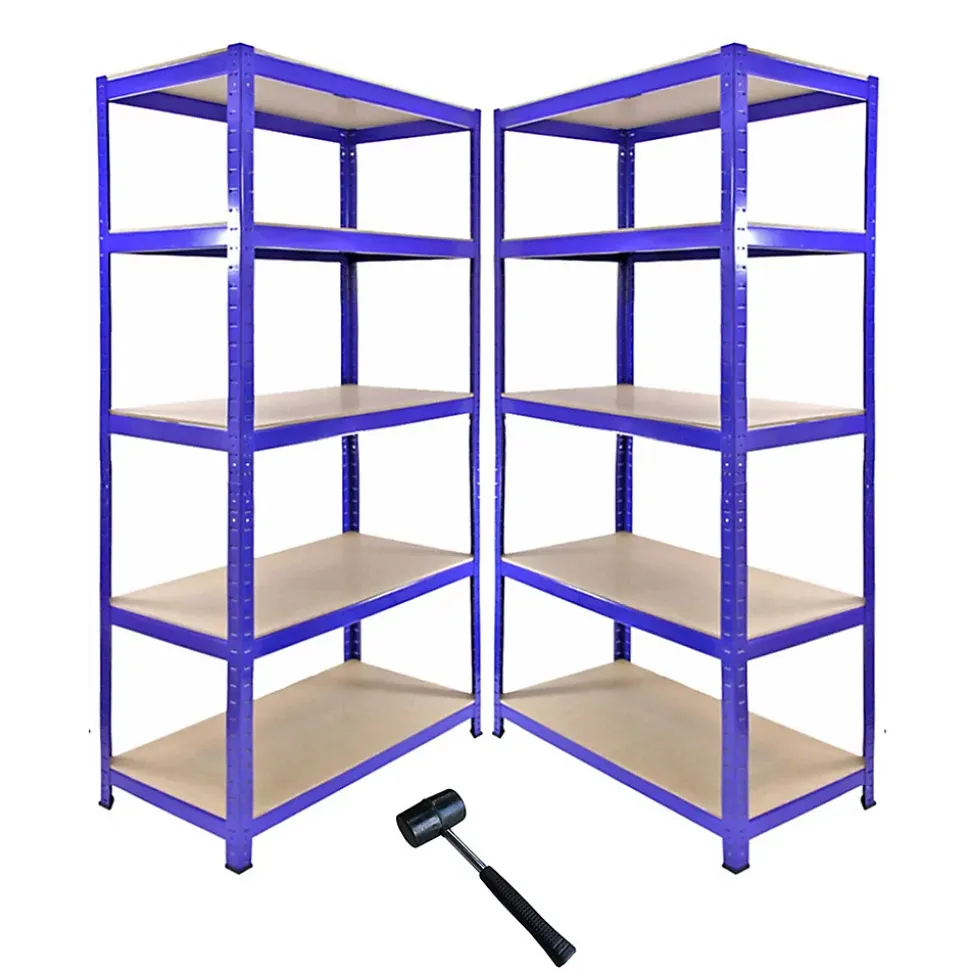 Monster Racking 1 Rayonnage d'Angle T-Rax et 2 Rayonnages T-Rax, Bleus