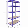 Monster Racking 4 Rayonnages T-Rax en Acier Sans Boulons Bleus 90cm x 45cm x 180cm