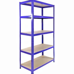 Monster Racking 4 Rayonnages T-Rax en Acier Sans Boulons Bleus 90cm x 45cm x 180cm