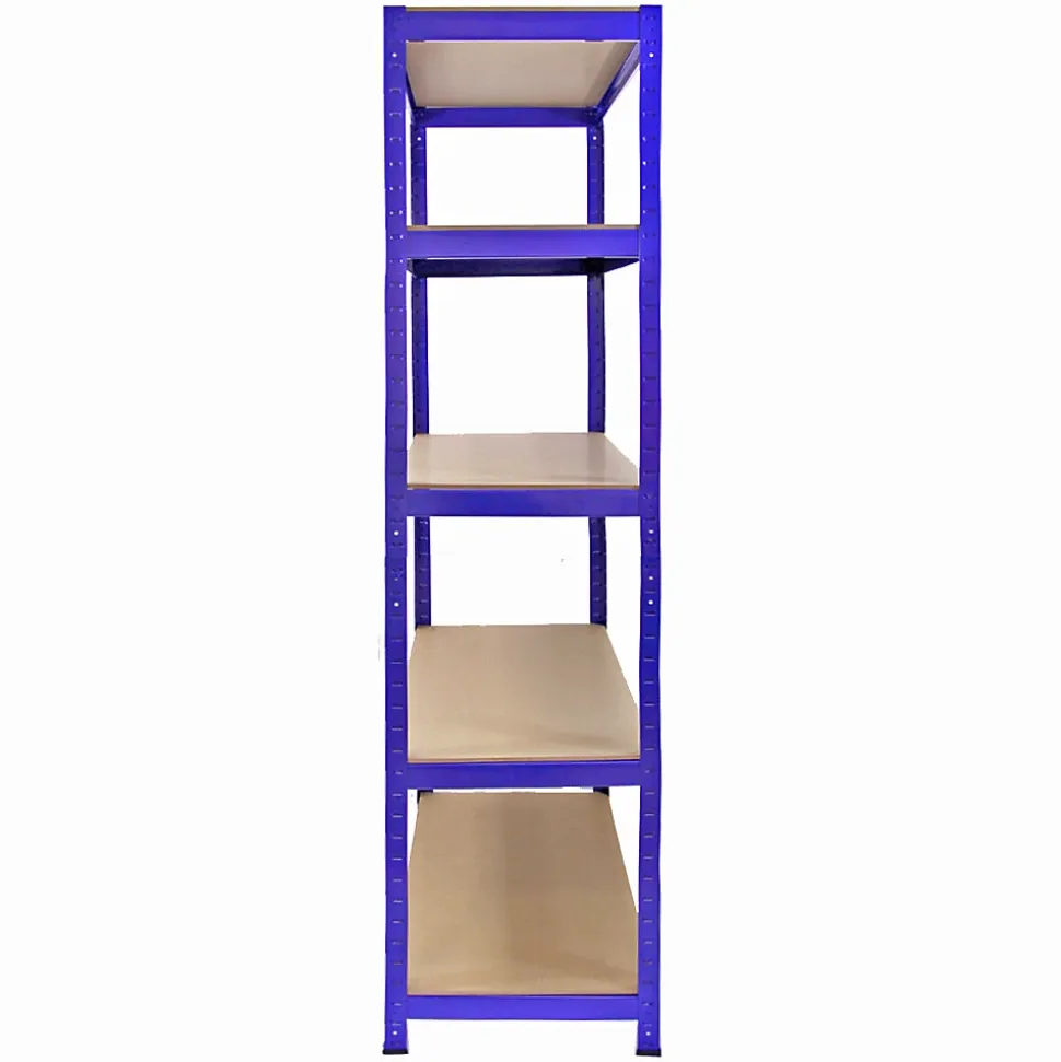 Monster Racking 4 Rayonnages T-Rax en Acier Sans Boulons Bleus 90cm x 45cm x 180cm