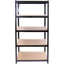 Monster Racking Rayonnage T-Rax en Acier Sans Boulons Noir 90cm x 45cm x 180cm