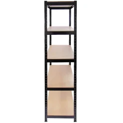 Monster Racking Rayonnage T-Rax en Acier Sans Boulons Noir 90cm x 45cm x 180cm