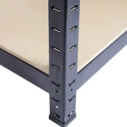 Monster Racking Rayonnage T-Rax en Acier Sans Boulons Noir 90cm x 45cm x 180cm