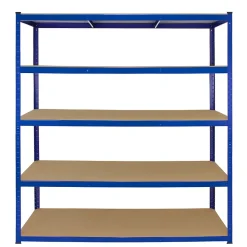 Monster Racking Rayonnage T-Rax en Acier Sans Boulons Bleu 160cm x 60cm x 180cm