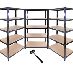 Monster Racking T-Rax - Lot de 10 Rayonnages Noir 90cm x 45cm