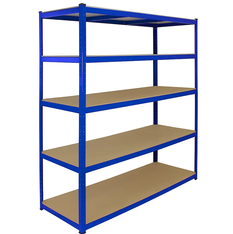 Monster Racking T-Rax 3 x Rayonnage, Bleu, 160cm Largeur, 60cm Profondeur