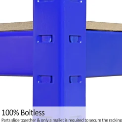 Monster Racking T-Rax Puissant Étagère Rangement, Blue, 120cm W, 60cm D