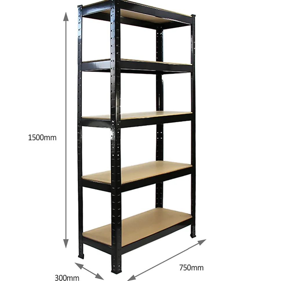 Monster Racking T-Rax Rayonnage Étagère Robuster, Noir, 75cm L, 30cm P