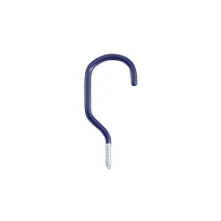 MOTTEZ lot de 2 Crochets à vis petit modèle - Tube 9mm - Fixation plafond - Charge 15kg - Fabriqué en France