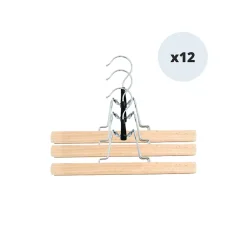 MSV Lot de 12 Cintres Pour Pantalons