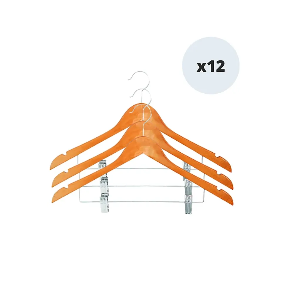 MSV Lot de 12 Cintres Pour Pantalons