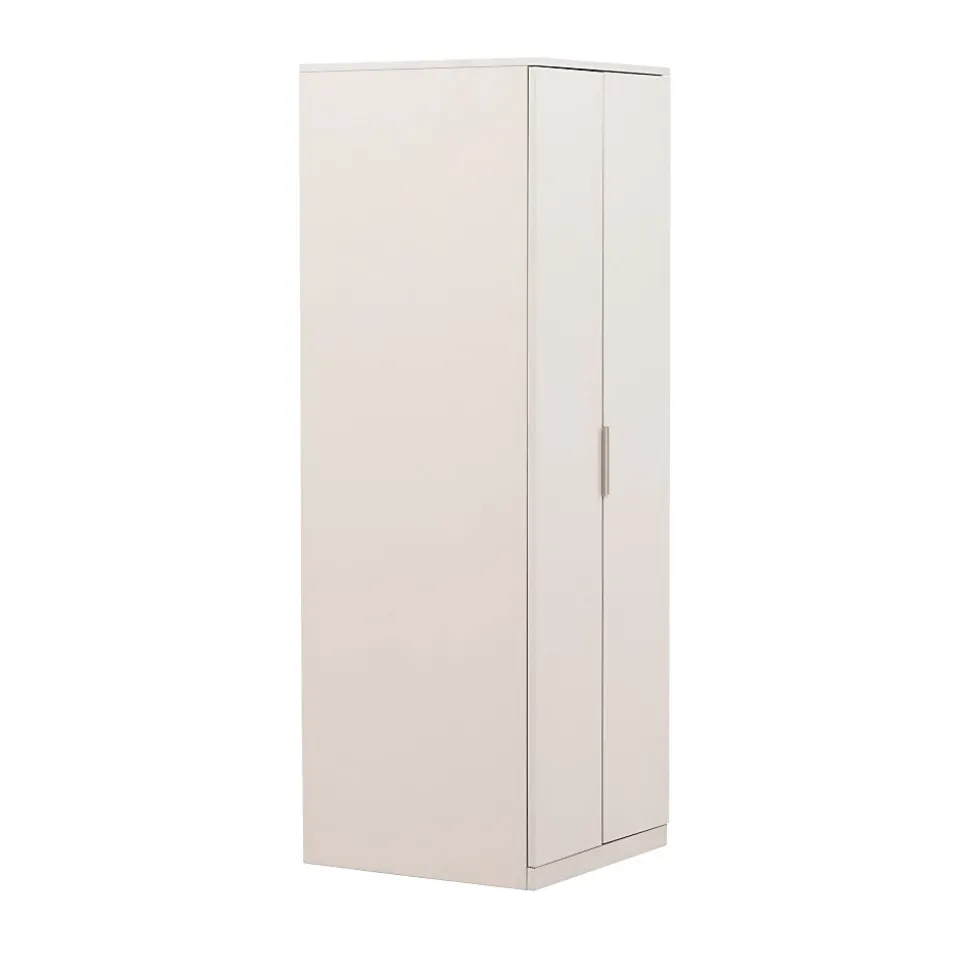 Nice - Armoire 2 porte en bois H177cm - Beige