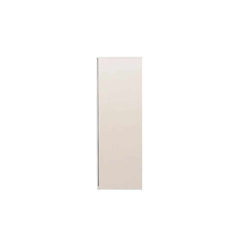 Nice - Armoire 2 porte en bois H177cm - Beige
