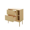 Niche 2 cases GoodHome Avela placage chêne 20 cm