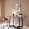 NORDLINGER Tréteau métal Vega - Noir - Hauteur 73 cm