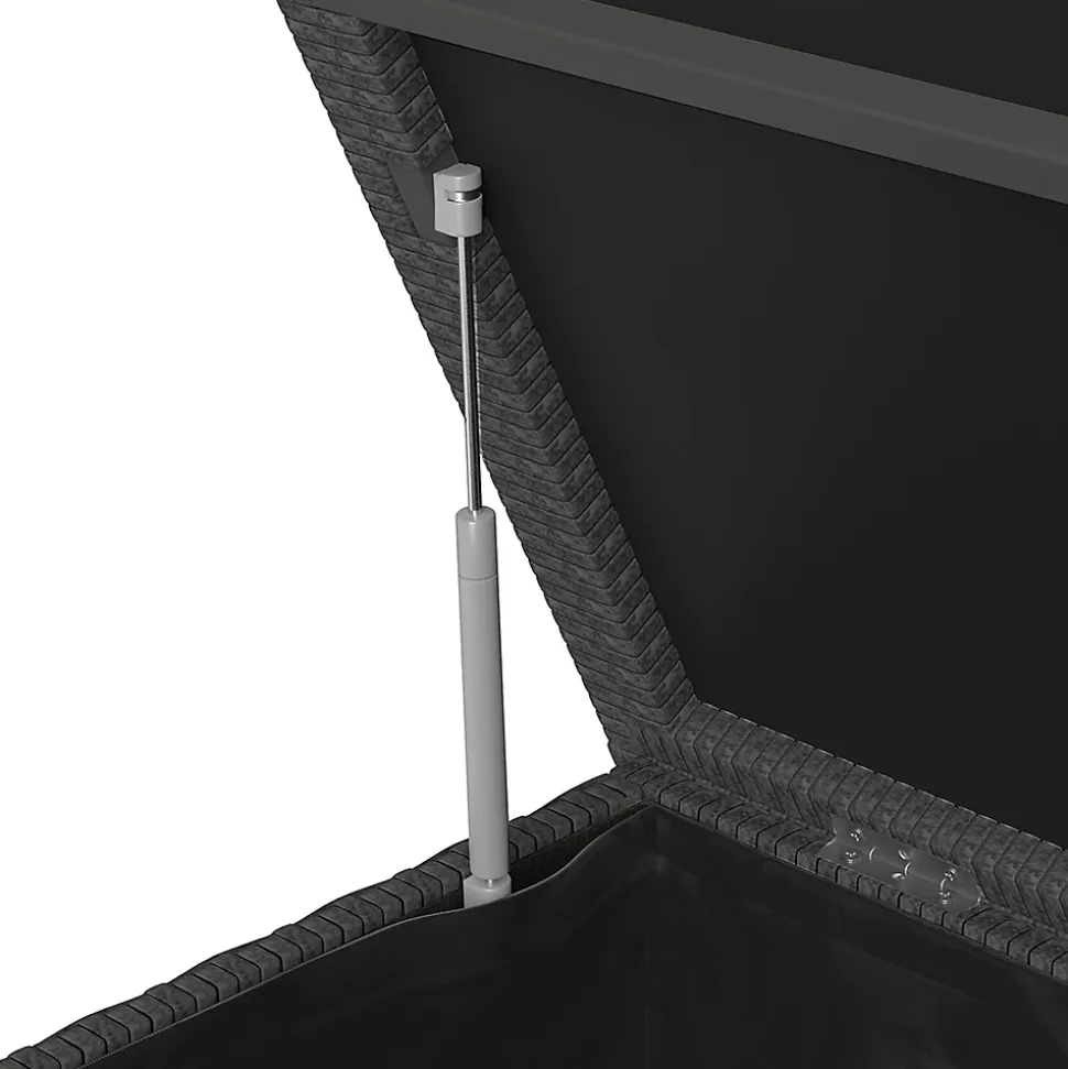 OK-Living Coffre pour coussins Anthracite 146x80cm