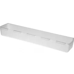 Organiseur de tiroir de cuisine blanc modulable - 37,5 x 8 x 5 cm