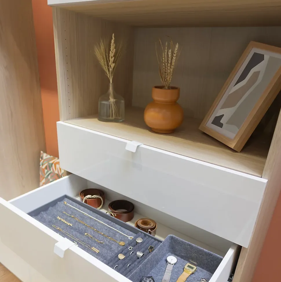 Organiseur de tiroir pour bijoux taille M gris Box & Beyond