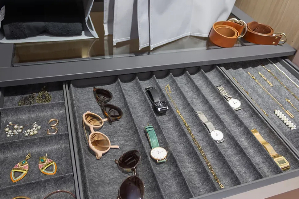 Organiseur de tiroir pour bijoux taille S gris Box & Beyond