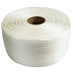 Pack 3 Feuillards de cerclage tressés 16 mm x 850 m + 500 Boucles OFFERTES - Feuillard textile Résistance 450kg - TECPLAST PFT3