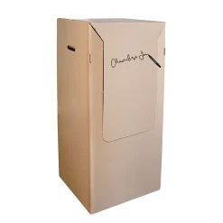 Pack and Move - Carton penderie déménagement - 50 x 50 x 120 cm - Carton renforcé - 1 marqueur offert