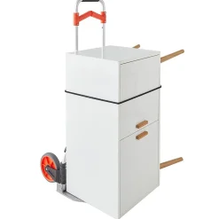 Pack and Move - Diable pliable en aluminium - 35 x 48 x 119 cm - 130 KG max - Pour déménagement et transport