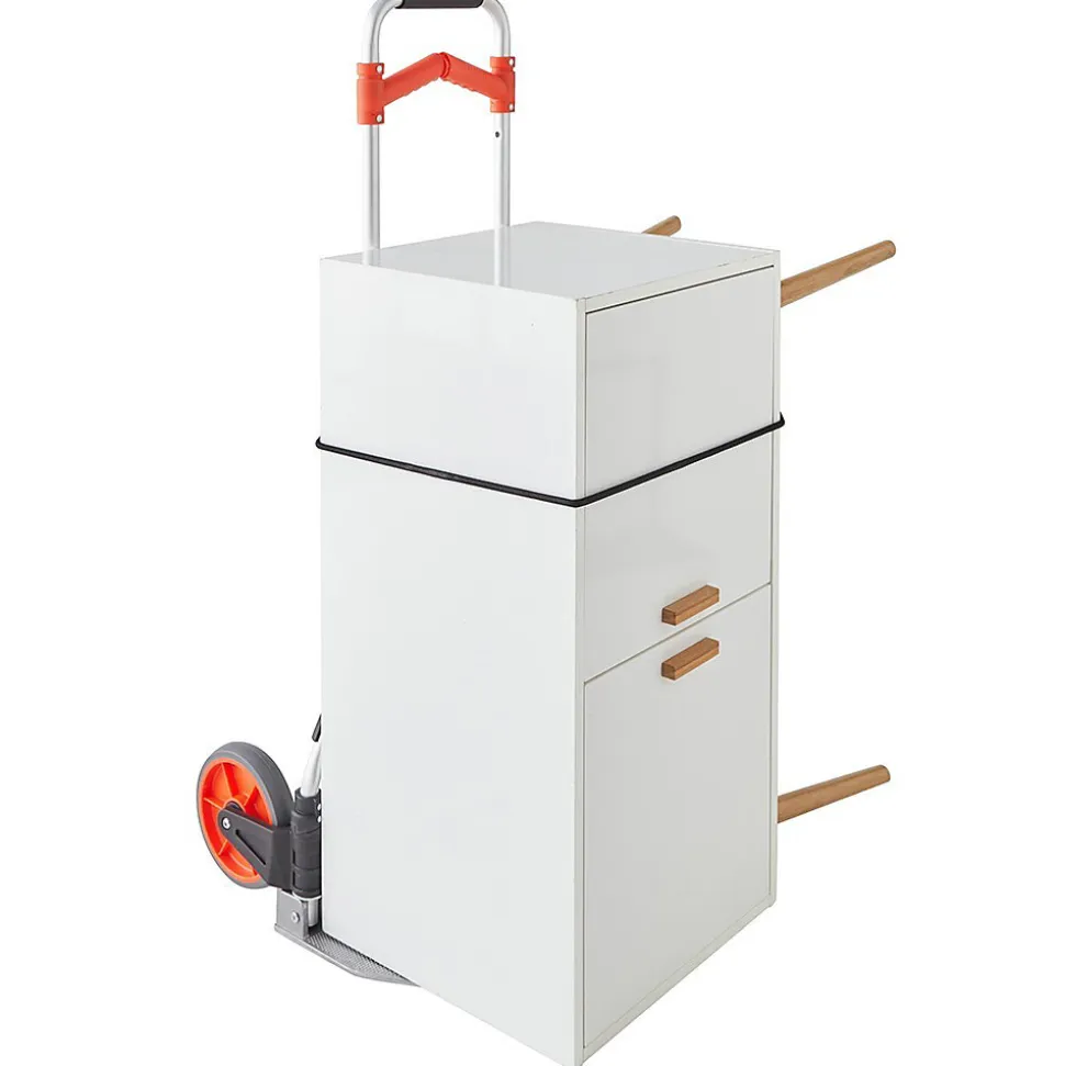 Pack and Move - Diable pliable en aluminium - 35 x 48 x 119 cm - 130 KG max - Pour déménagement et transport