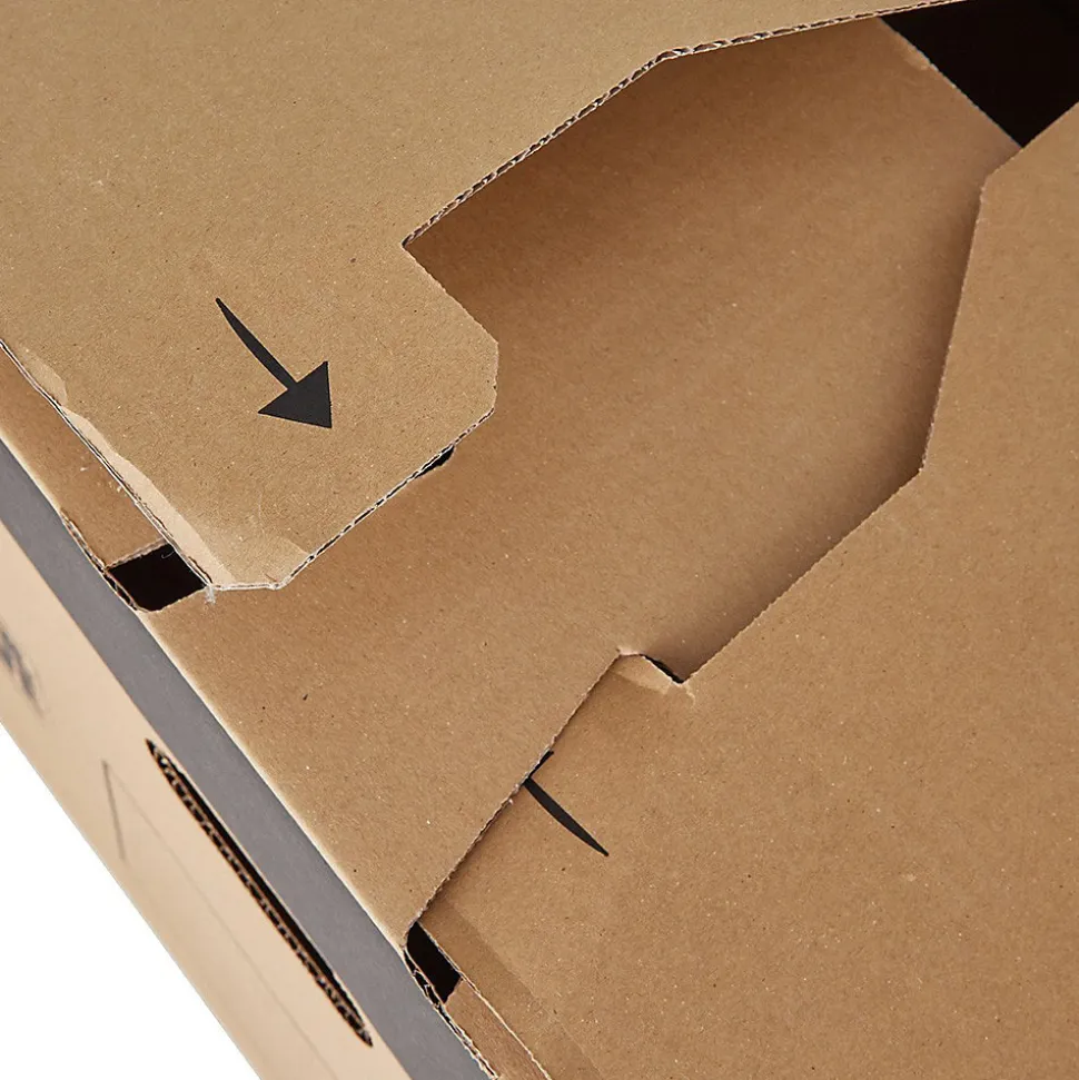Pack and Move - Lot 20 cartons déménagement automatique - 60 x 50 x 40 cm - Poignées renforcées