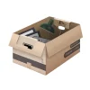 Pack and Move - Lot 20 cartons déménagement M - 60 x 40 x 30 cm - Poignées renforcées - 1 adhésif offert