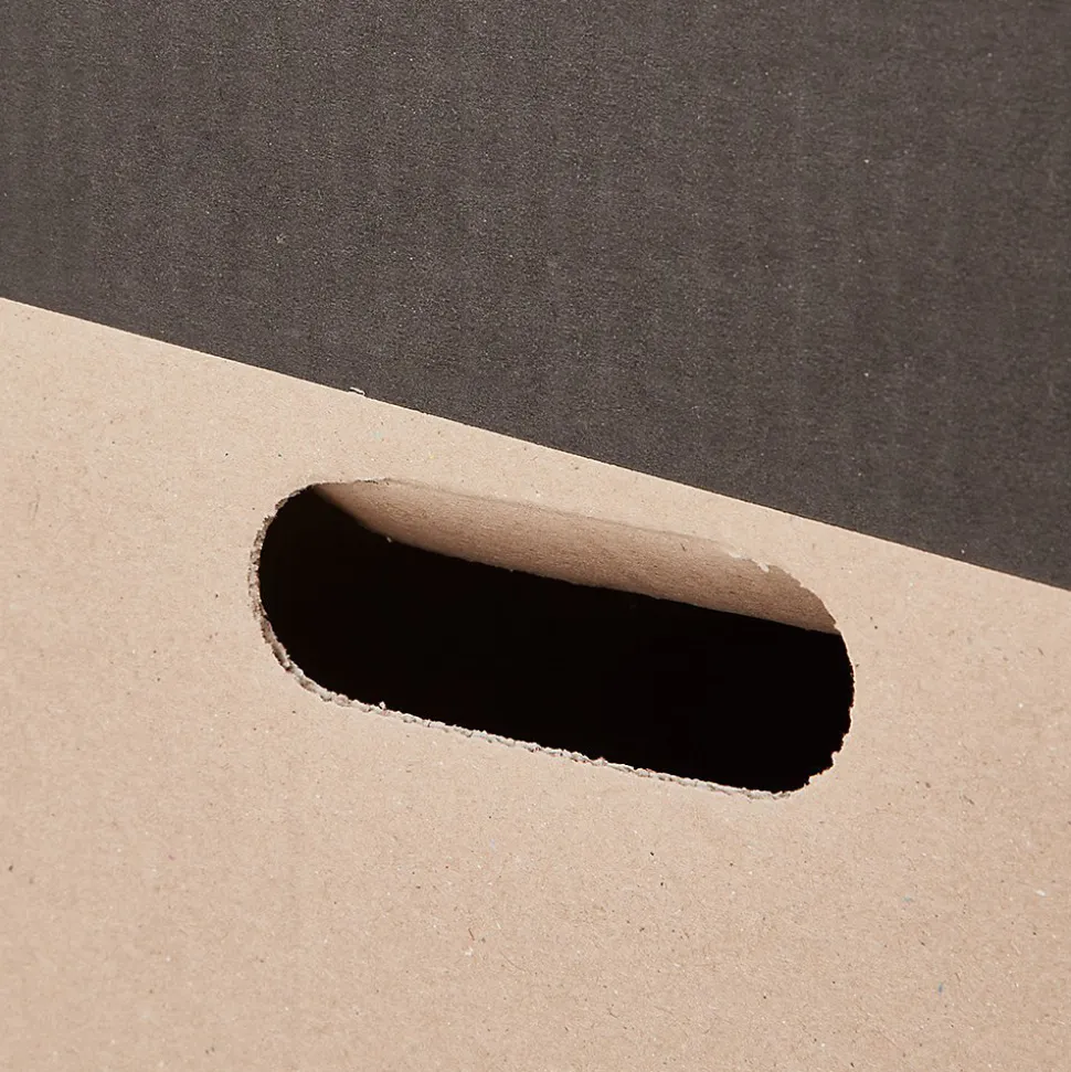 Pack and Move - Lot 10 Cartons Déménagement Stockage S - 36 x 28 x 18 cm - Poignées renforcées - 1 adhésif offert