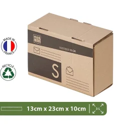 Pack and Move - Lot 24 colis pour expédition - Taille S - Carton renforcé - 23 x 10 x 13 cm - 20 KG max