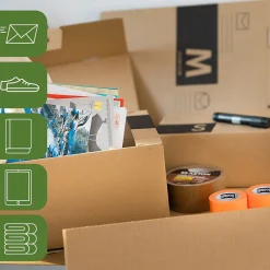 Pack and Move - Lot 24 colis pour expédition - Taille S - Carton renforcé - 23 x 10 x 13 cm - 20 KG max