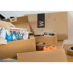 Pack and Move - Lot 24 colis pour expédition - Taille S - Carton renforcé - 23 x 10 x 13 cm - 20 KG max