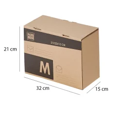 Pack and Move - Lot 24 colis pour expédition - Taille M - 21 x 32 x 15 cm - Carton renforcé - 20 KG max