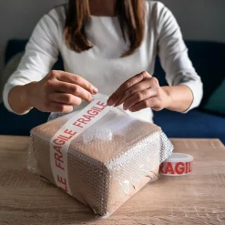 Pack and Move - Lot 36 Rouleaux Ruban Adhésif Transparent "Fragile" Pour Emballage Et Déménagement - 100 M - Qualité Premium