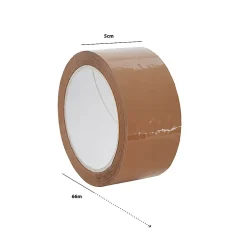 Pack and Move - Lot 12 rouleaux ruban adhésif marron pour emballage et déménagement - 66 m - Qualité Premium