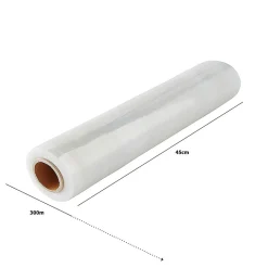 Pack And Move - Lot 2 Rouleaux Film Étirable - 300 M - Transparent - Film Déménagement Film Emballage Film Palette Film Protection