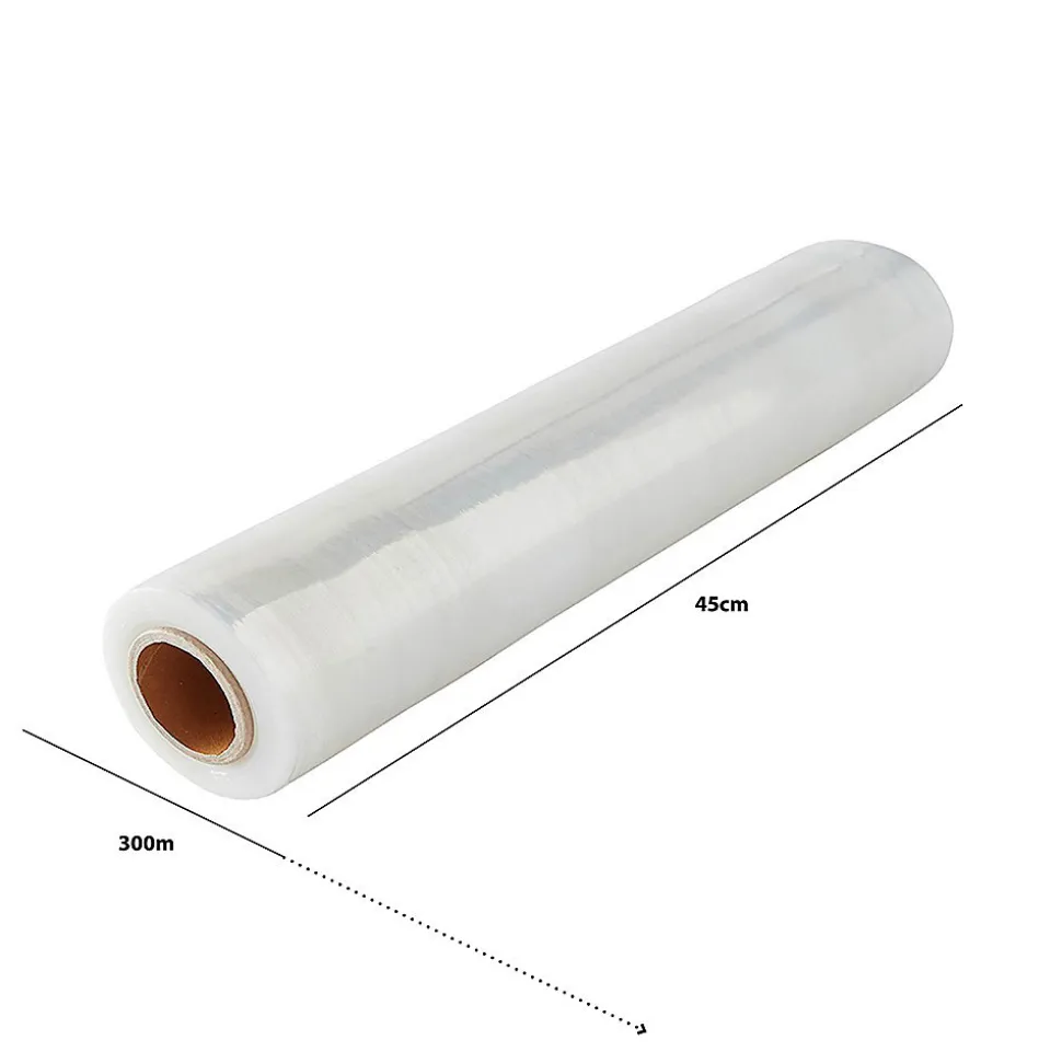 Pack And Move - Lot 2 Rouleaux Film Étirable - 300 M - Transparent - Film Déménagement Film Emballage Film Palette Film Protection