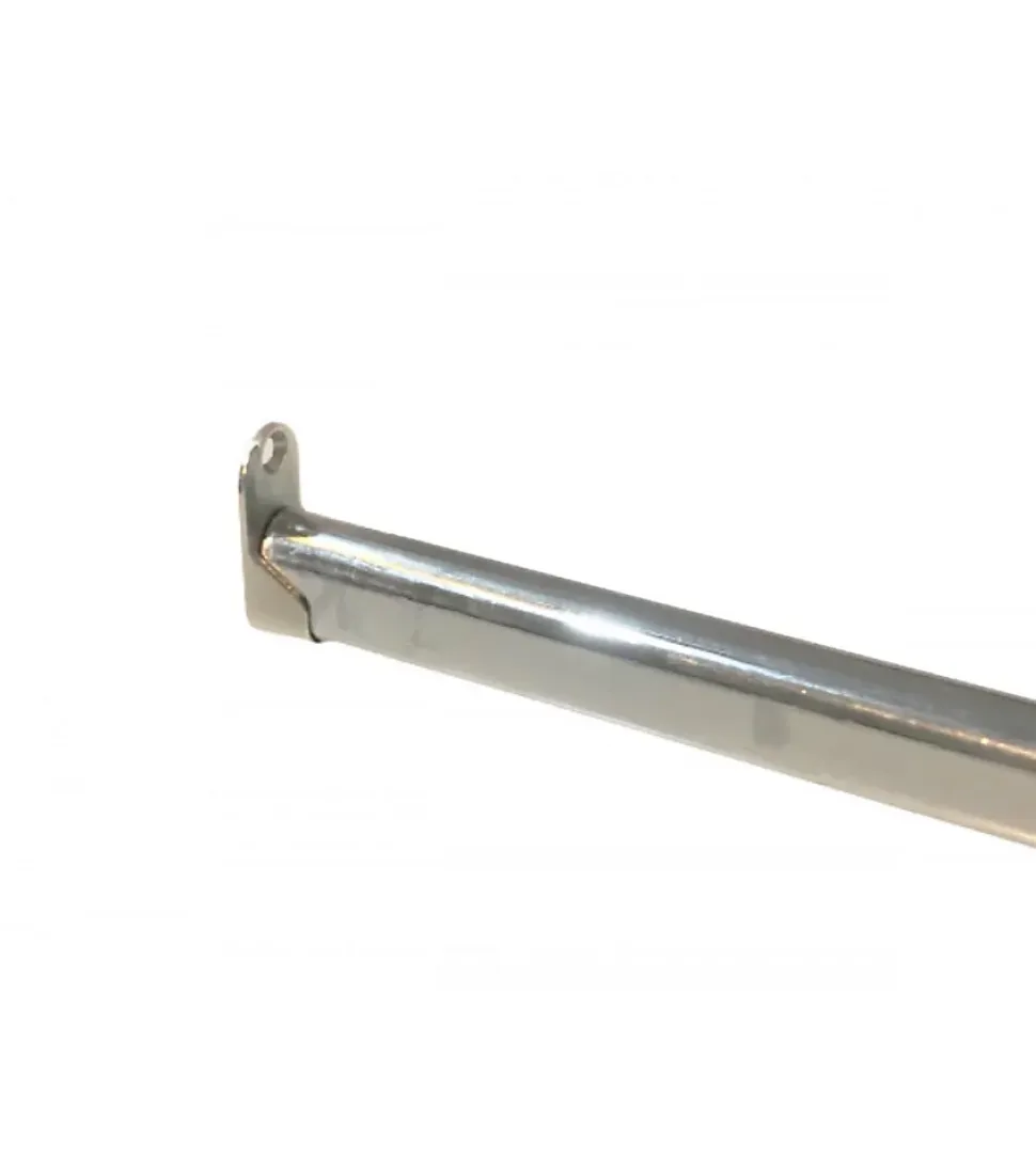 Paire Support de Naissance Ovale Aluminium - Tringle Penderie diamètre 16 mm
