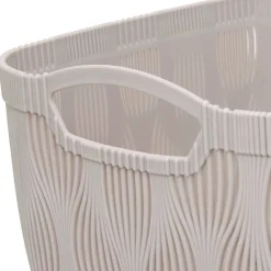Panier à linge Leaf 6,5L beige - Beige- 5five