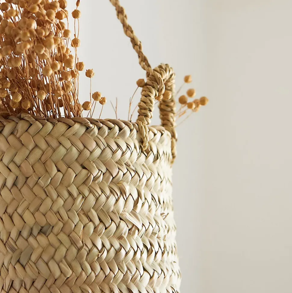 Panier à suspendre Palm (15x15 cm - Naturel)