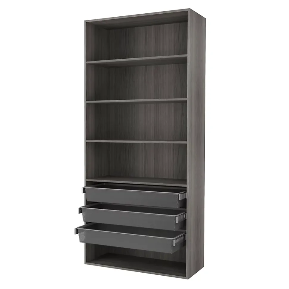 Panier coulissant filaire acier gris Atomia L. 96,4 cm x P. 40 cm GoodHome