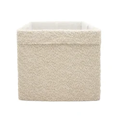 Panier de rangement carré beige Mixxit Box & Beyond