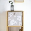 Panier de rangement carré motif fleurs topo Mixxit Box & Beyond